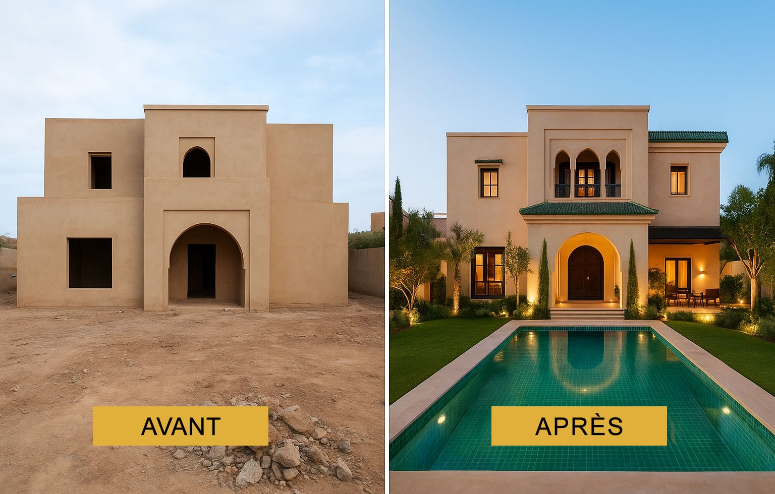 Entreprise de Rénovation Aménagement & Construction à Casablanca