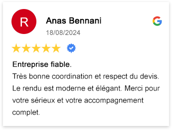 aménagement extérieur devant maison Casablanca